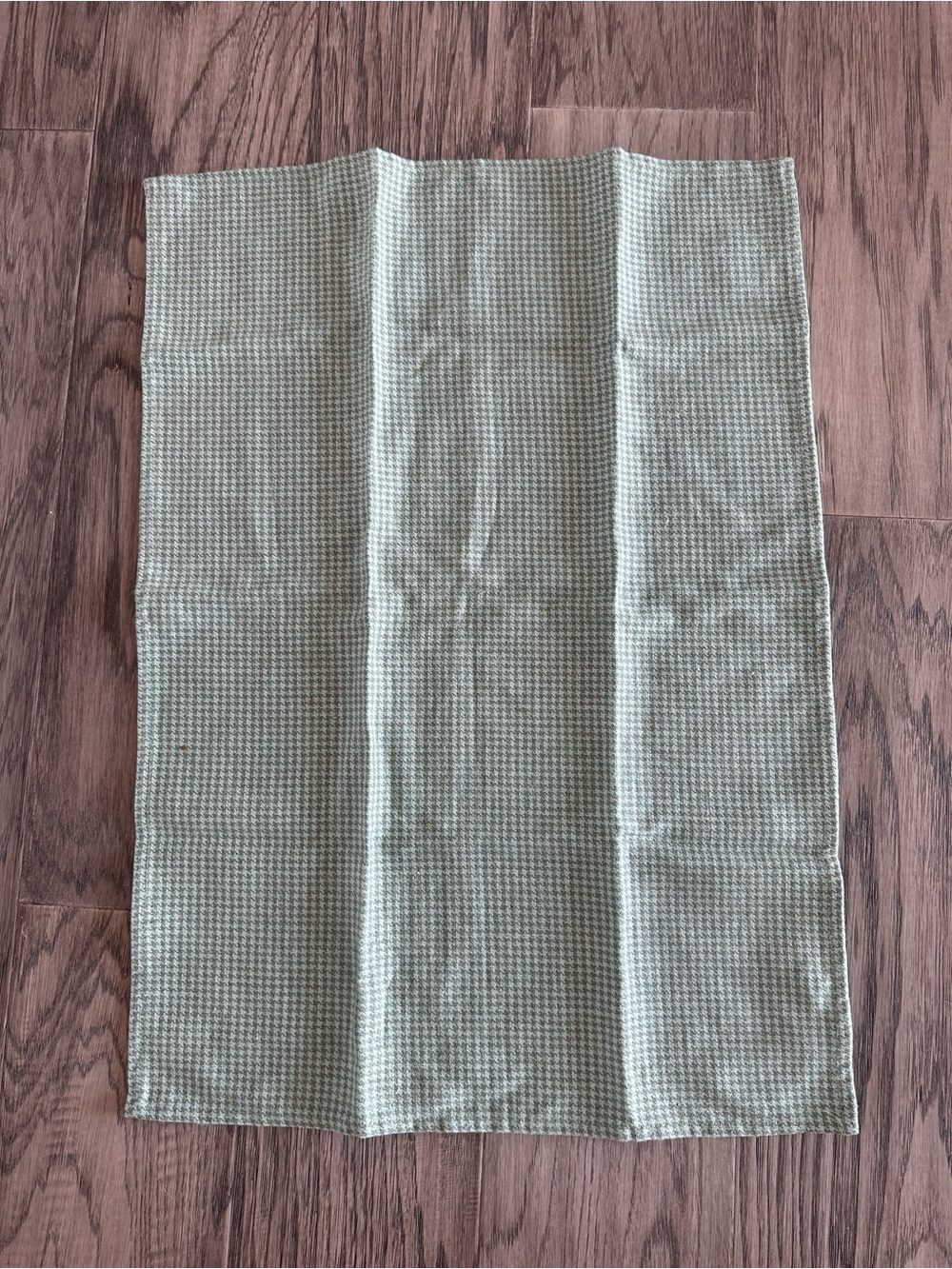 Soft Sage Houndstooth tea 🫖 towel dish cloth